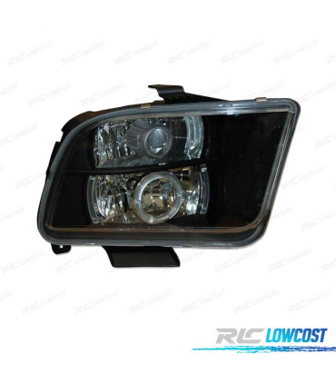 FAROS FORD MUSTANG 05- OJOS ANGEL LED NEGRO