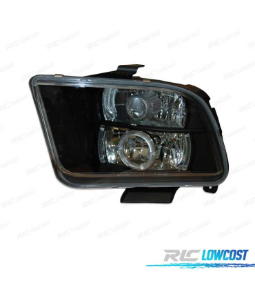 FAROS FORD MUSTANG 05- OJOS ANGEL LED NEGRO