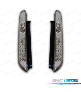 PILOTOS FORD FOCUS 05- LED FONDO CROMO