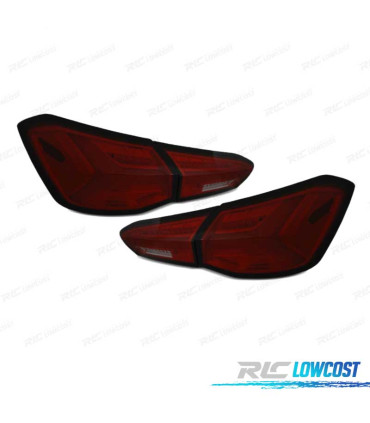 PILOTOS FORD FOCUS MK4 18-21 LED DINAMICO ROJO AHUMADO