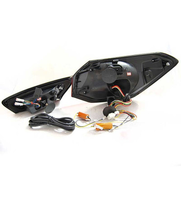 PILOTOS FORD FOCUS MK4 18-21 LED DINAMICO ROJO AHUMADO