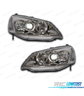FAROS HONDA CIVIC COUPE 01- OJOS ANGEL CROMO