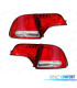 PILOTOS HONDA CIVIC HYBRID 4P 06- LOOK LEXUS LED ROJO CROMO