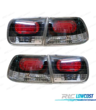 PILOTOS HONDA CIVIC 2P 92-95 LOOK LEXUS FONDO NEGRO