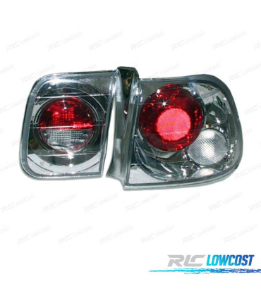 PILOTOS HONDA CIVIC 4P 96- LOOK LEXUS FONDO CROMO