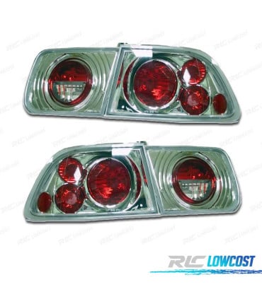 PILOTOS HONDA CIVIC COUPE 96- LOOK LEXUS FONDO CROMO