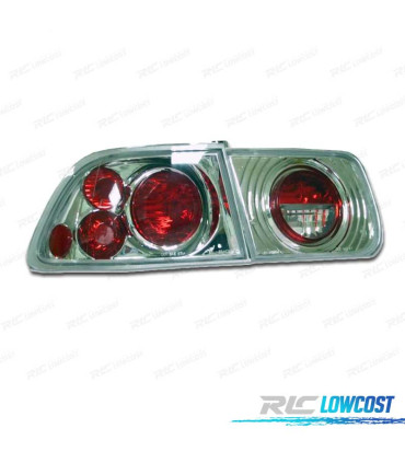 PILOTOS HONDA CIVIC COUPE 96- LOOK LEXUS FONDO CROMO