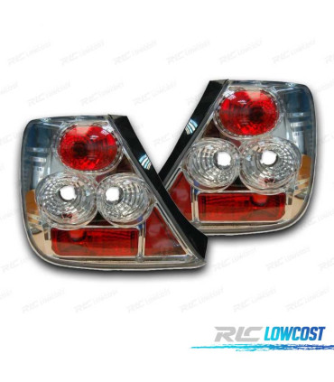 PILOTOS TRASEROS HONDA CIVIC 3P 00- LOOK LEXUS FONDO CROMO