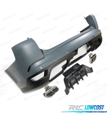 PARAGOLPES TRASERO RANGE ROVER SPORT L494 18- LOOK SVR + COLAS ESCAPE