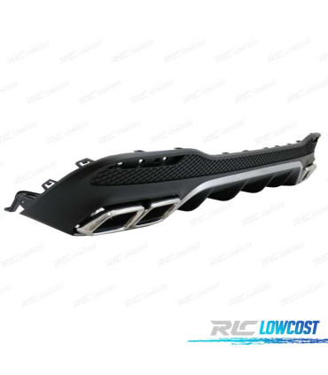 DIFUSOR MERCEDES GLE W166 15-19 LOOK AMG GLE63 + COLAS ESCAPE