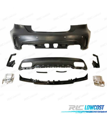 PARAGOLPES TRASERO PARA MERCEDES CLASE A W176 LOOK AMG A45 12-15
