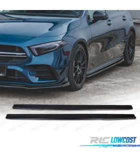 AÑADIDOS TALONERAS MERCEDES CLASE A W177 18-22 LOOK AMG A35 NEGRO