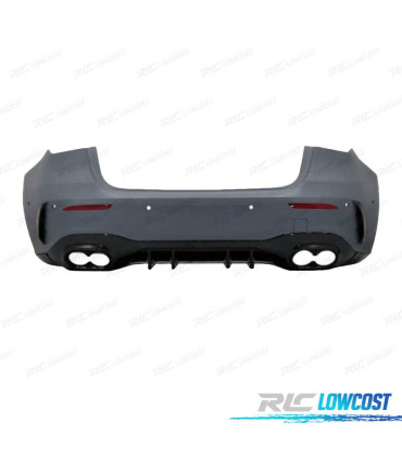 PARAGOLPES TRASERO MERCEDES CLASE A W177 18- LOOK AMG A45 + COLAS ESCAPE