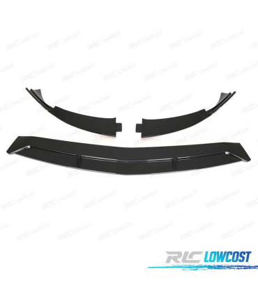 SPOILER LIP MERCEDES CLASE A W177 18- LOOK AMG NEGRO BRILLO + SPLITTERS