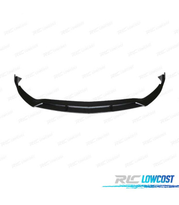 SPOILER LIP MERCEDES CLASE A W177 18- LOOK AMG NEGRO BRILLO + SPLITTERS