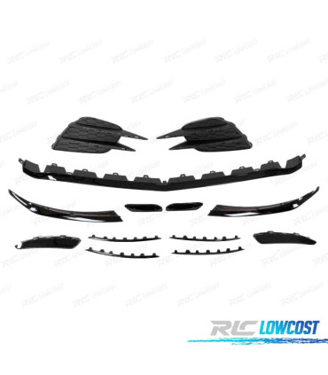 SPOILER LIP MERCEDES CLASE A W177 18- LOOK AMG A45 + REJILLAS