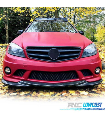 SPOILER LIP MERCEDES CLASE C W204 11-13 LOOK AMG CARBONO