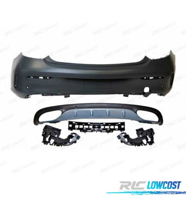 PARAGOLPES TRASERO MERCEDES W205 2P 14-18 LOOK AMG