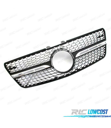 PARRILLA MERCEDES CLASE ML W164 LCI 09-12 LOOK DIAMOND BLACK
