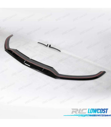 SPOILER LIP MERCEDES CLASE C W205 19-21 LOOK AMG C63 NEGRO
