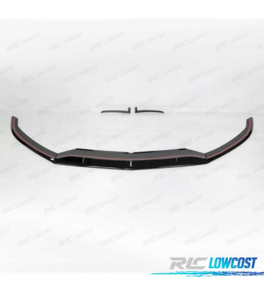 SPOILER LIP MERCEDES CLASE C W205 19-21 LOOK AMG C63 NEGRO