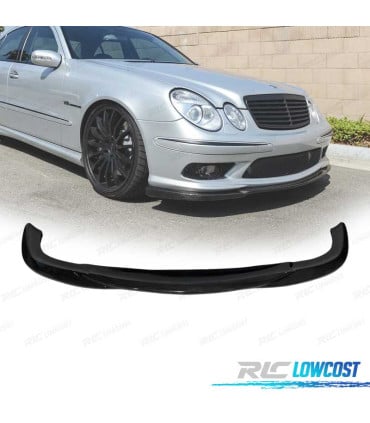 SPOILER LIP MERCEDES CLASE E W211 AMG E55 02-06 CARBONO