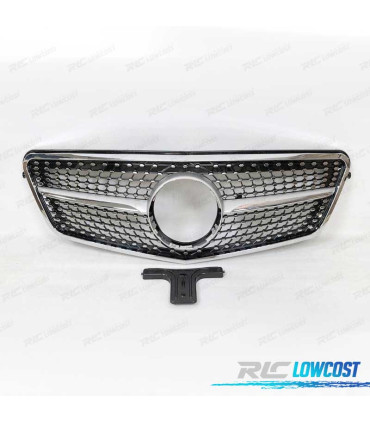 PARRILLA MERCEDES CLASE E W212 10-13 LOOK DIAMOND CROMO
