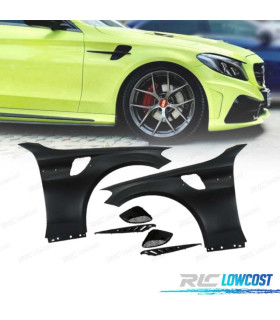 KIT 2 ALETAS MERCEDES CLASE E W213 C238 16- LOOK GT METAL
