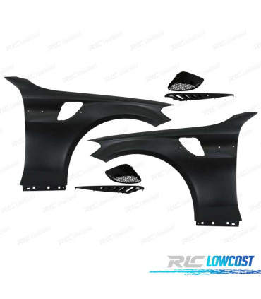 KIT 2 ALETAS MERCEDES CLASE E W213 C238 16- LOOK GT METAL