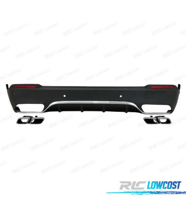 DIFUSOR MERCEDES GLC X253 15-18 LOOK AMG GLC63 + COLAS ESCAPE