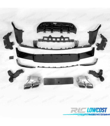 DIFUSOR MERCEDES CLASE GLC X253 19- LOOK AMG GLC 63 + COLAS ESCAPE