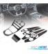 KIT EMBELLECEDORES INTERIOR MB CLASE C W205 14-18 CARBONO