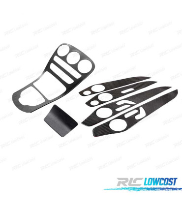 KIT EMBELLECEDORES INTERIOR MB CLASE C W205 14-18 CARBONO