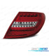 PILOTOS LED MERCEDES CLASE C W204 07-11 LOOK CARDNA ROJO