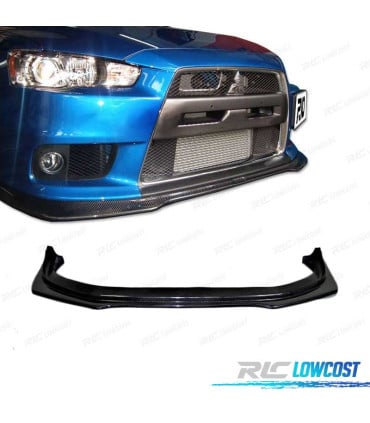 SPOILER DELANTERO MITSUBISHI EVO X 08-11 CARBONO