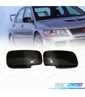CARCASAS CARBONO ESPEJOS MITSUBISHI EVO VII VIII IX 02-08 CARBONO