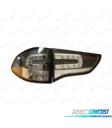 PILOTOS TRASEROS MITSUBISHI MONTERO SPORT 09 LED NEGRO