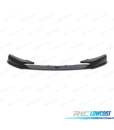 SPOILER LIP FRONTAL BMW F20 F21 11-15 LOOK M PERFORMANCE NEGRO MATE