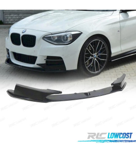 SPOILER LIP FRONTAL BMW F20 F21 11-15 LOOK M PERFORMANCE NEGRO MATE