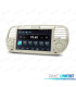 RADIO GPS ANDROID 12 PARA FIAT 500 07-15 BLANCO