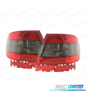 PILOTOS AUDI A4 B5 LED ROJO AHUMADO