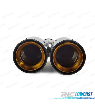 COLA ESCAPE DCH BMW LOOK M PERFORMANCE DORADO CARBONO