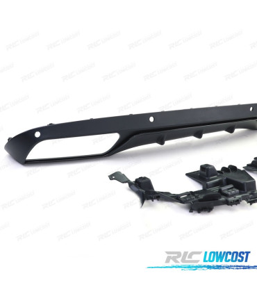 DIFUSOR MERCEDES CLASE C W205 14-21 LOOK C63 MOLDURA NEGRO BRILLO