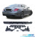 DIFUSOR MERCEDES CLASE C W205 AMG 15-21 LOOK C63 MOLDURA NEGRO BRILLO
