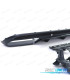 DIFUSOR MERCEDES CLASE C W205 AMG 15-21 LOOK C63 MOLDURA NEGRO BRILLO