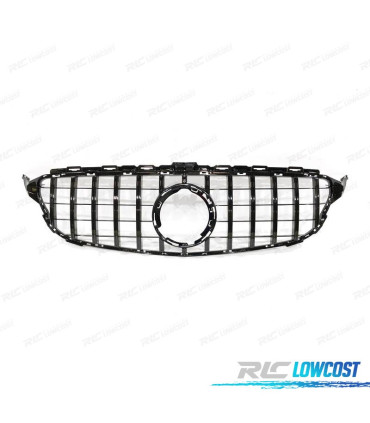 PARRILLA MERCEDES W205 19- LOOK AMG GT NEGRO