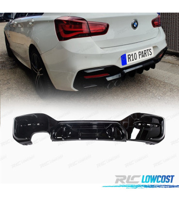 DIFUSOR BMW F20 LCI 15-19 LOOK COMPETITION NEGRO BRILLO