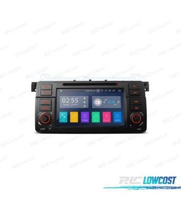 RADIO GPS ANDROID 13 BMW SERIE 3 E46 PANTALLA TÁCTIL 7"
