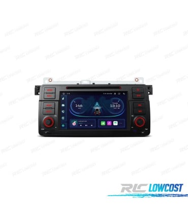 RADIO GPS ANDROID 13 PARA BMW SERIE 3 E46 PANTALLA TÁCTIL 7"