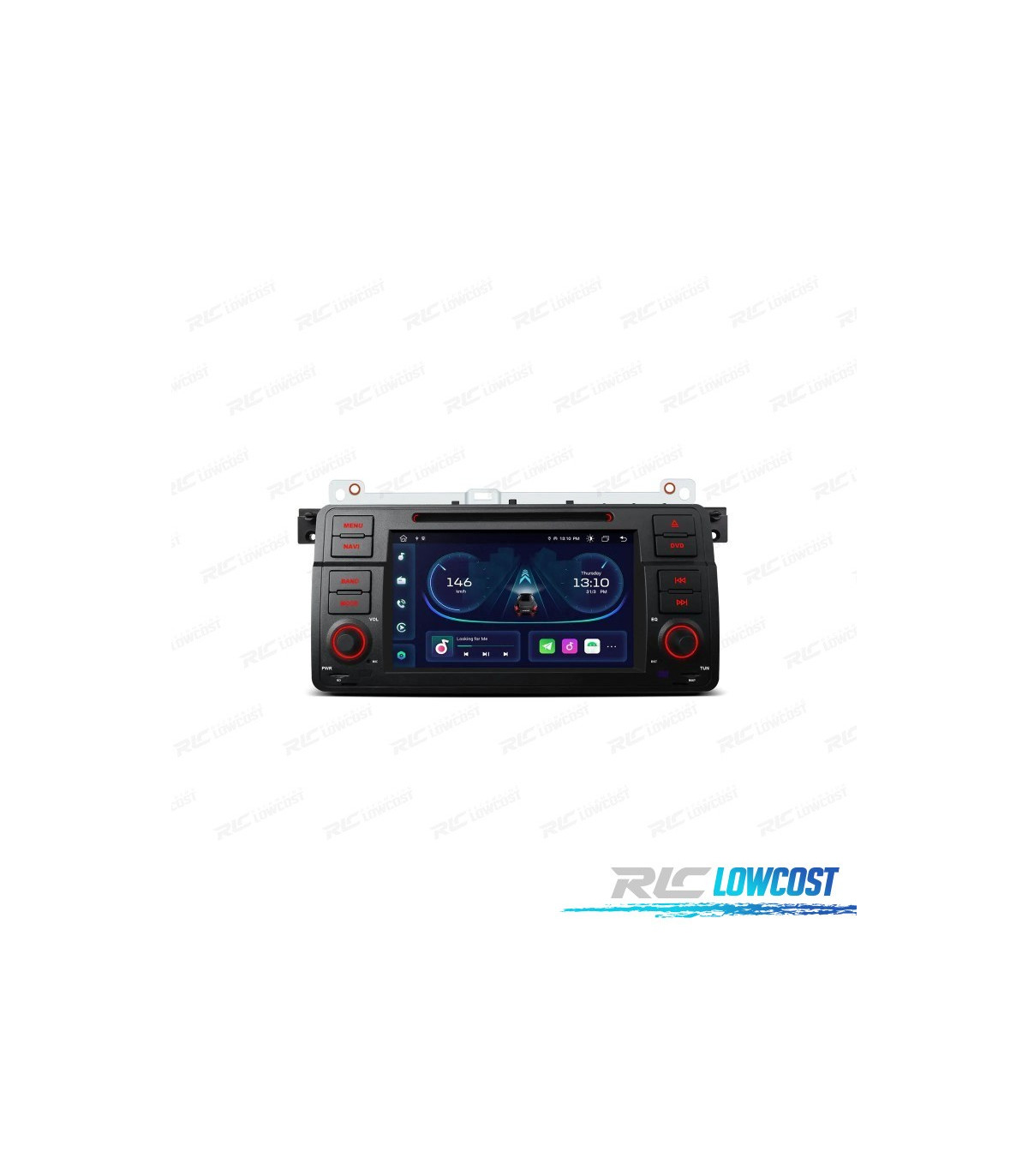 RADIO GPS ANDROID 13 PARA BMW SERIE 3 E46 PANTALLA TÁCTIL 7